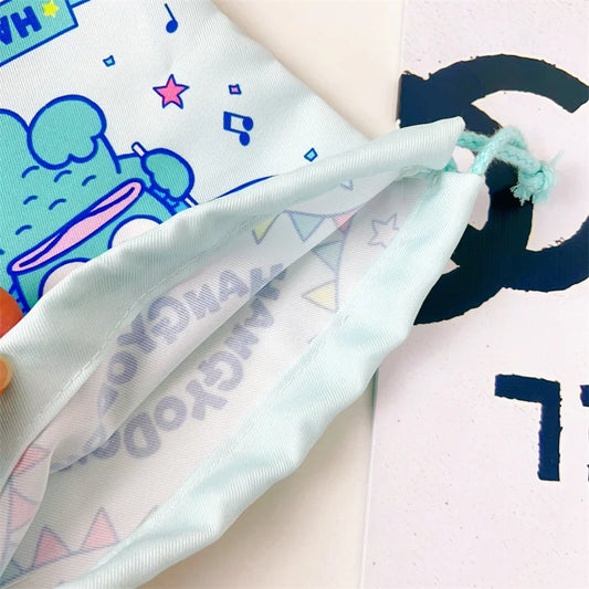 001-Borsa con coulisse Sanrio Cute Kuromi My Melody Cinnamoroll stile giapponese