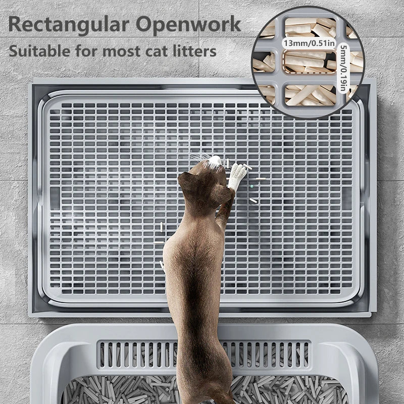 Tappetini Pet Cat Litter Mat Waterproof Double Layer Mats Pet Litter Box Mat Clean Pad Products For Cats Accessories Pet Clean Supplies