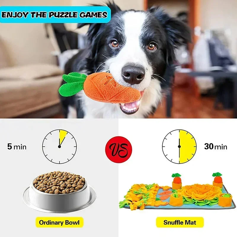 Tappetini Large Pet Foraging Mat Interactive Dog Toy Sniff and Treat Mat for Dogs Promote Stimulation Suitable for All Breeds Dog Mat Dogs