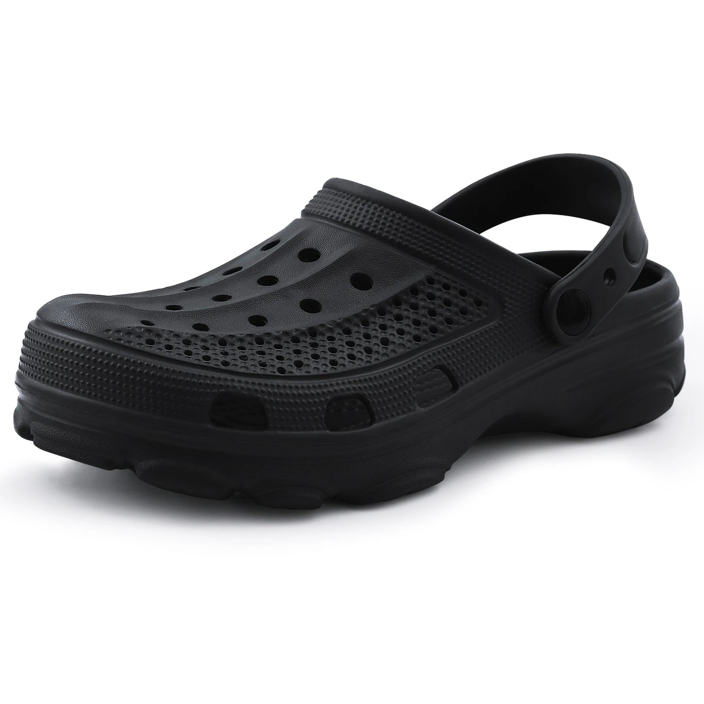 Shevalues Fashion Men Clogs Slippers Casual Hole Beach Sandals Outdoor Men Garden Shoes Summer Soft Sandals Home Bathroom Slides
