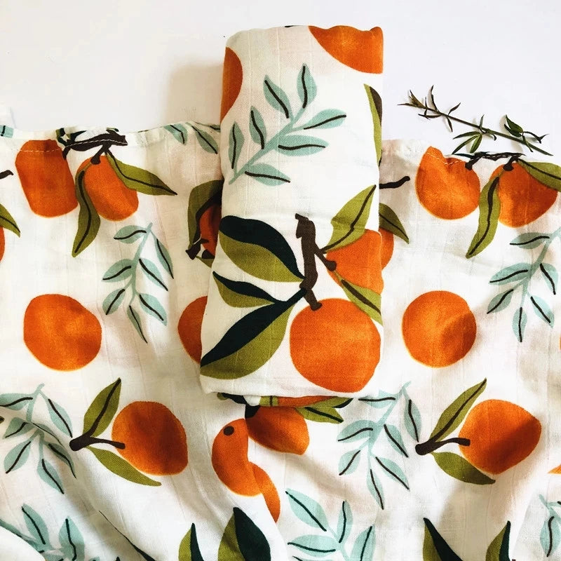 Teddy Bear Muslin Swaddle Baby Blanket Super Soft 70% Bamboo 30% Organic Cotton 2 Layers Infant Baby Swaddle Wrap Blanket