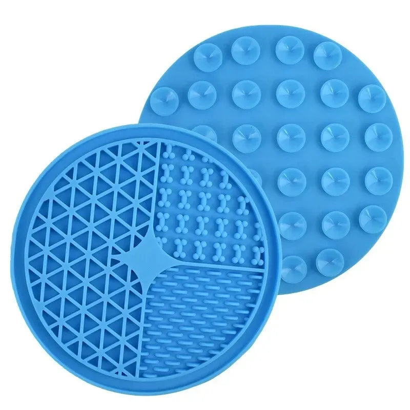 Tappetini Dog Licking Mat Slow Food Mat Drizzling Licking Pad Suction Cup Slow Food Mat Silicone Slow Food Mat Pet Dog Licking Mat