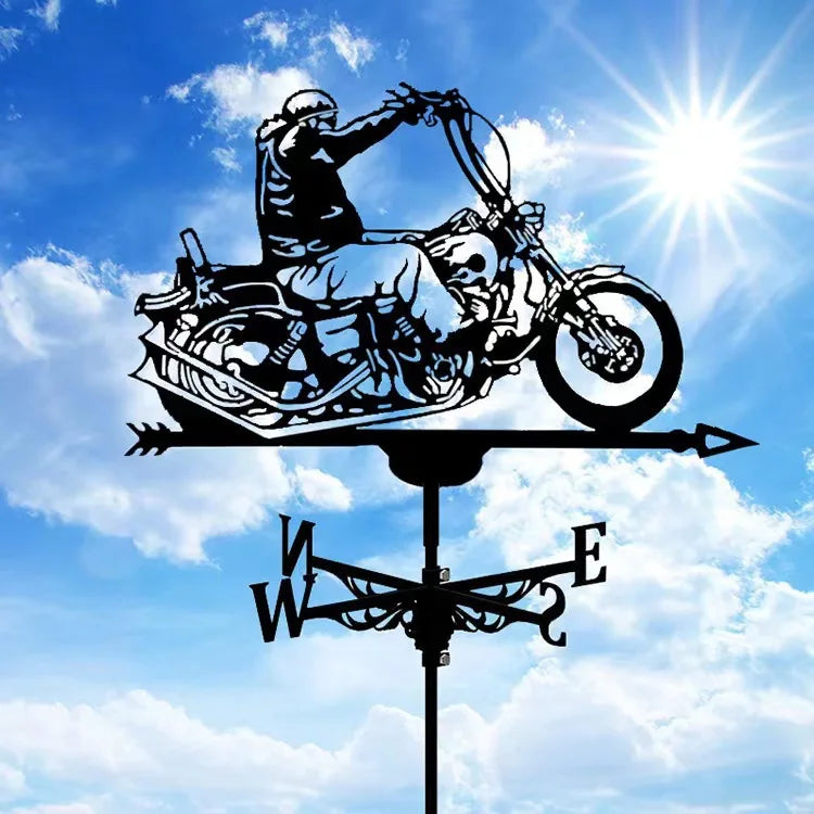 Stainless Steel Rooster Weathervane Weather Vane Yard Garden Barn Ornament Collies Shed Kit Weather Vanes Roofs Dropshipping