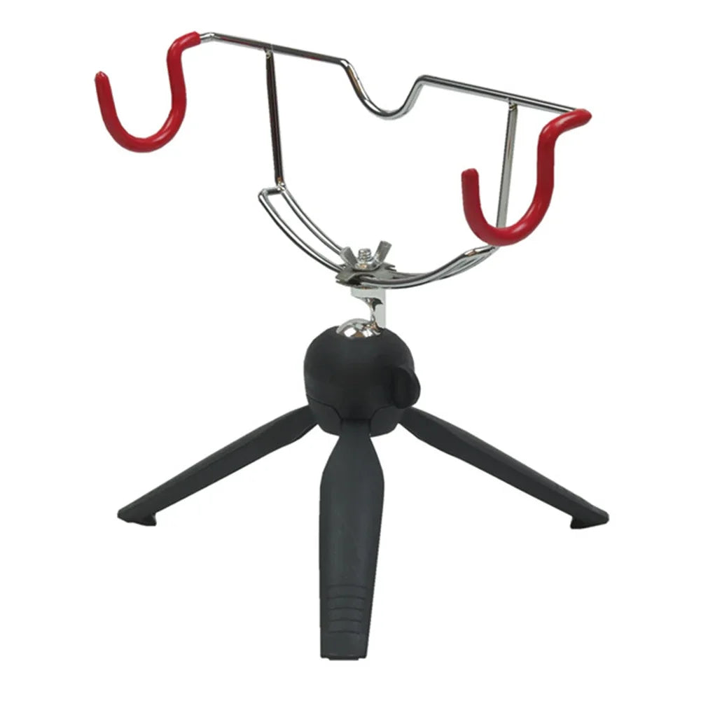 Supporti Portable Ice Fishing Rod Holder Metal Folding Rod Holder Adjustable Angle Fishing Rod Pole Holder for Winter Sea Fishing