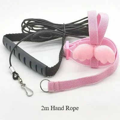 앵무새 Adjustable Parrot Bird Harness Leash Set Training Harness Parrots Outdoor Flying Rope Cockatiel Small Birds Supplie