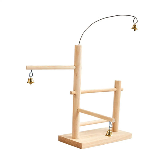 Posatoio Bird Perch Stand Practical Bird Training Stand Play Stand Training Perch for Lovebirds Cockatoo Macaw Cockatiels Activity Toy