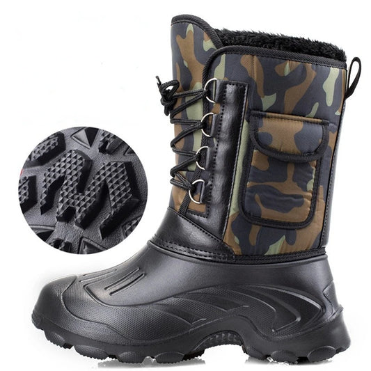 Stivali Waterproof Sneakers 2022 Outdoor Men Winter Boots Warm Activities Fishing Snow Work Boots Male Footwear Men Shoes Fishing Boots