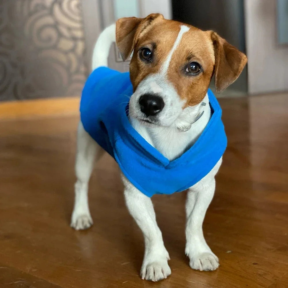 Vestiti Warm Fleece Dogs Clothes Pet Dog Jacket Vest With D-Ring For Small Dog Cats Clothing French Bulldog Costumes Chihuahua Coat