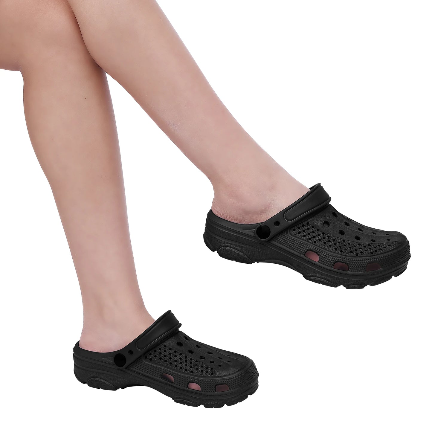 Shevalues Fashion Men Clogs Slippers Casual Hole Beach Sandals Outdoor Men Garden Shoes Summer Soft Sandals Home Bathroom Slides
