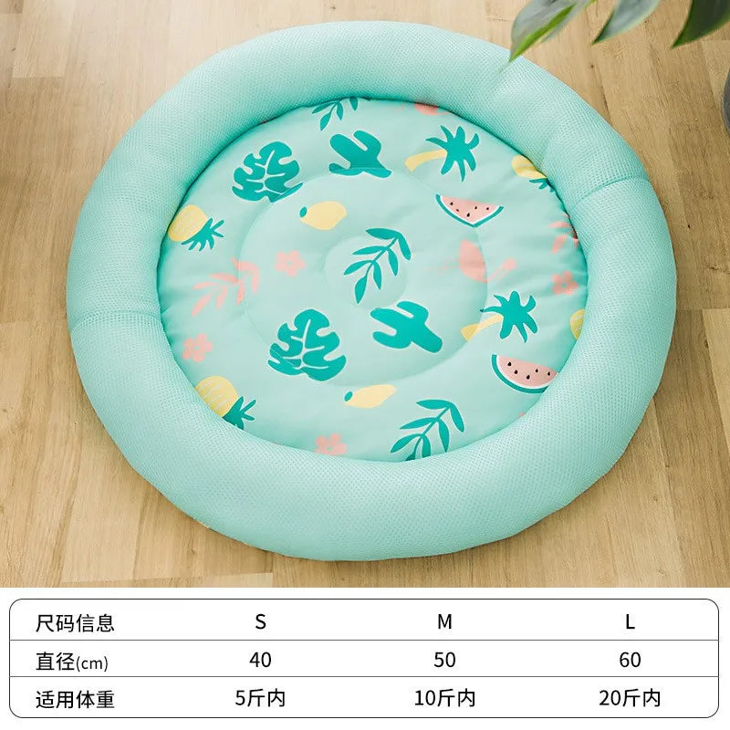 Summer Cooling Pet Bed Breathable Sleeping Mat Soft Cat Bed Pet Bed Sofa Cat Nest For Small Dog Cats Kitten Puppy Beds Cushion