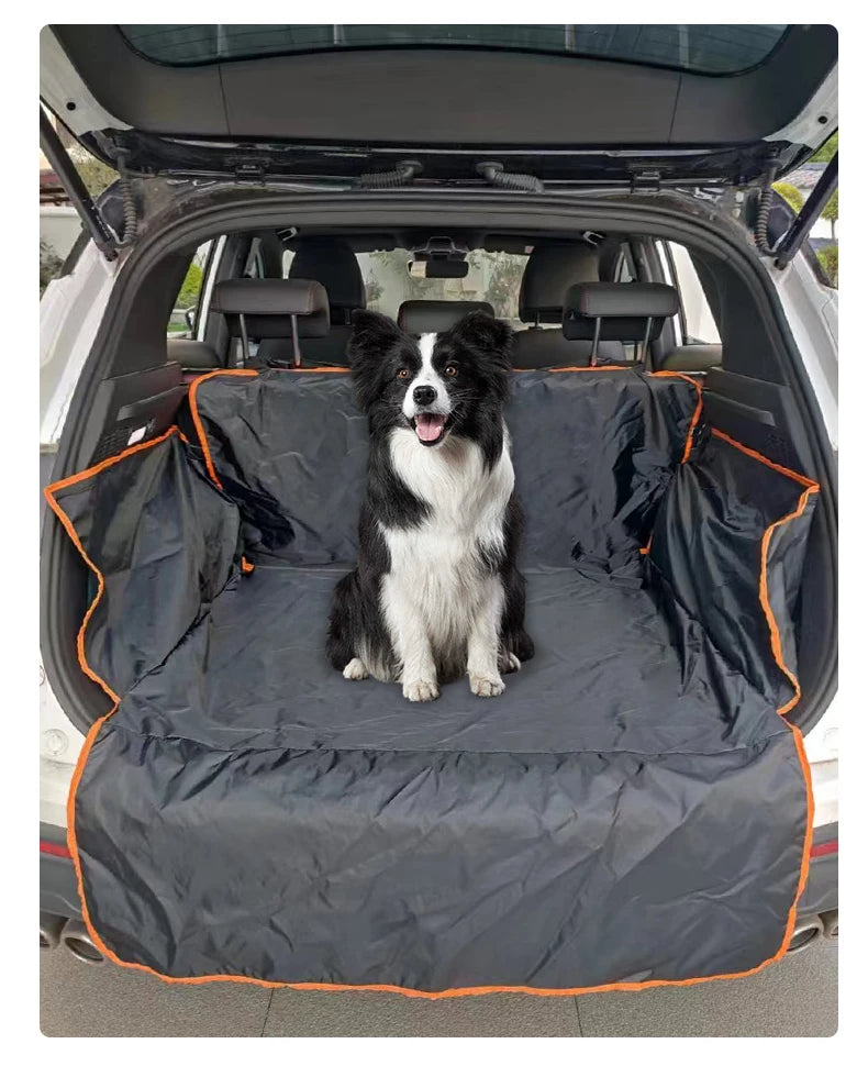 SUV Cargo Liner for Dogs, Waterproof Pet Cargo Cover Dog Seat Cover Mat for SUVs Sedans Vans