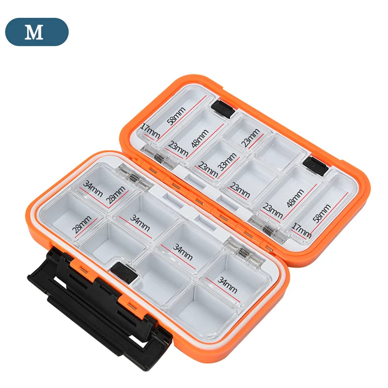 Waterproof Fishing Tackle Box Fishing Accessories Tool Storage Box Fish Hook Lure Fake Bait Boxes For Carp Fishing Goods