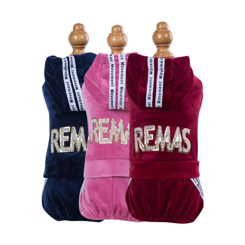 Vestiti Pet Dog Jumpsuit Spring Autumn Warm Clothing For Small Dog Clothes Velvet Pajamas Kitten Puppy Pullover Chihuahua Costume Coat