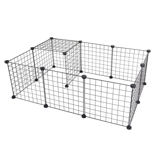 Pet Playpen Iron Fence Puppy Kennel House Exercise Training Rabbits Guinea Pig Cage Kitten Space Dogs Supplies Playing Sleeping